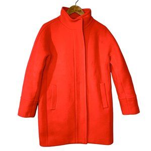 J CREW Stadium Cloth Cocoon Italian Wool Coat